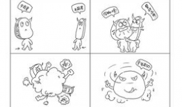 简单四格漫画,日常生活中的幽默瞬间